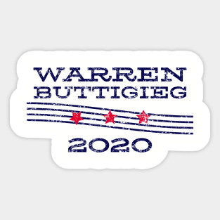 Elizabeth Warren and Mayor Pete Buttigieg on the one ticket? Dare to dream. Sticker